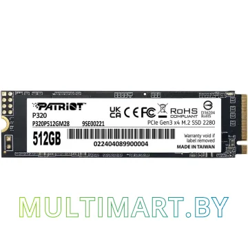 SSD диск Patriot P320 512GB (P320P512GM28)